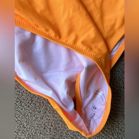 NWT Cupshe Orange High Waisted Bikini Bottom - Picture 4 of 4